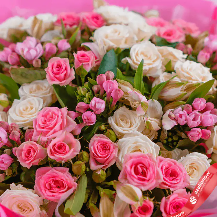 Фото 3: Розы в розовом. Сервис доставки цветов AzaliaNow