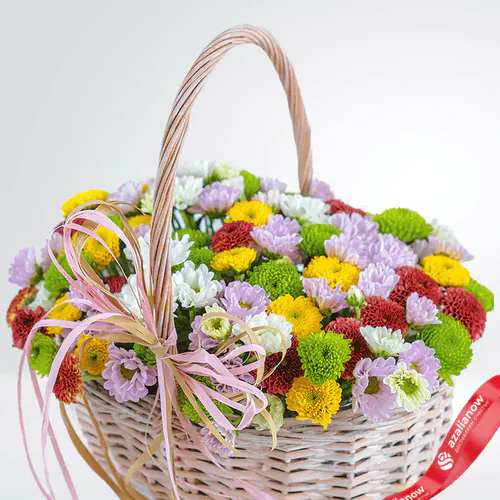 Фото 1: Корзина счастья. Сервис доставки цветов AzaliaNow