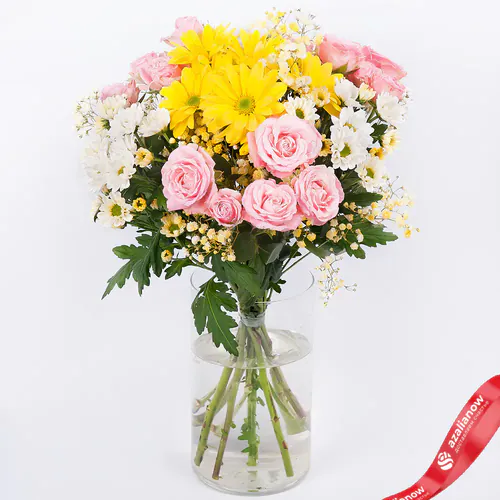 Фото 1: Розовое блаженство. Сервис доставки цветов AzaliaNow